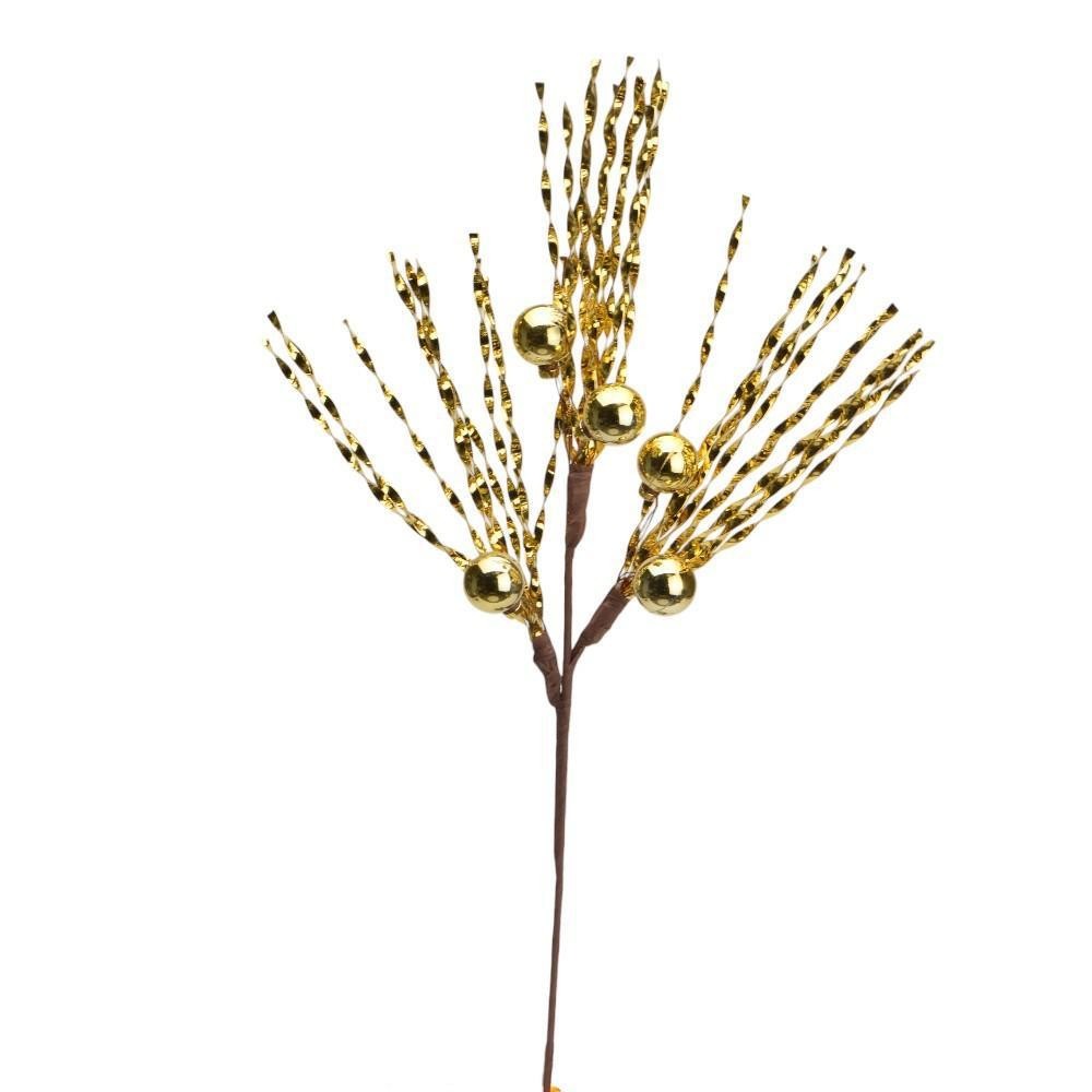 STELO 45CM CON 5 PALLINE ORO